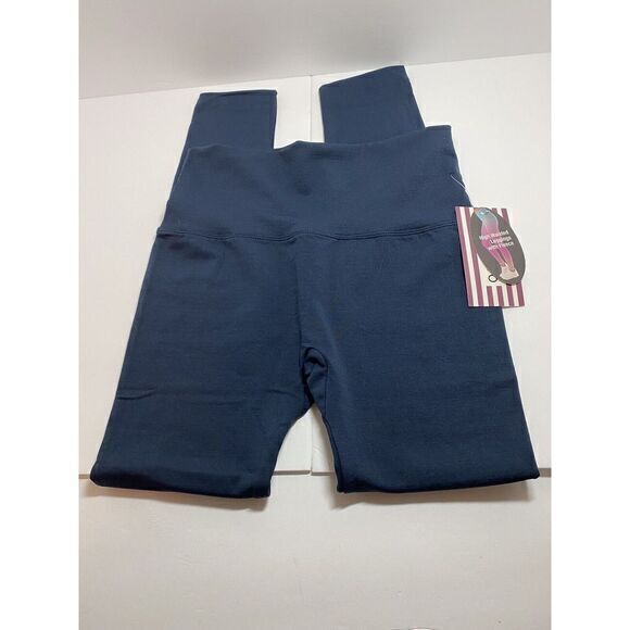 NEW! Indero Women's High Waist Yoga Fleece Lined Warm Ultra Soft‎ Leggings L/XL - Picture 1 of 3